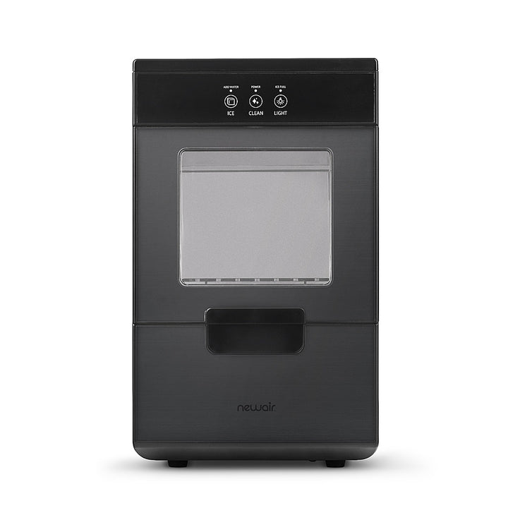 NewAir - 44lb. Nugget Countertop Ice Maker with Self-Cleaning Function - Black stainless steel_8