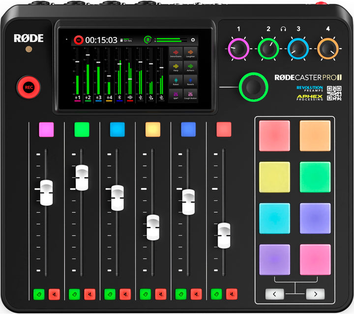 RØDE - RØDECaster Pro II Integrated Audio Production Studio - Black_0