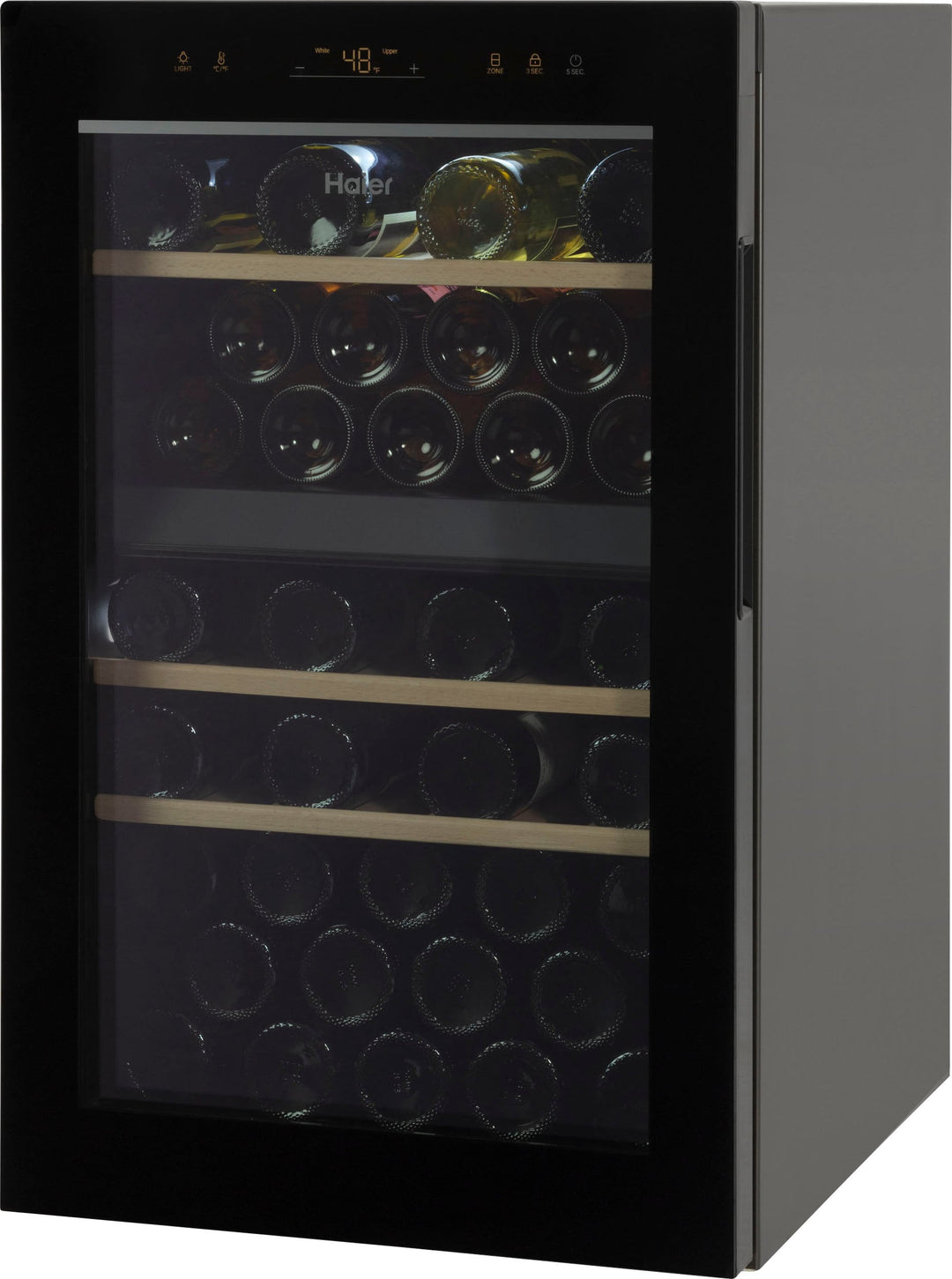 Haier - 44-Bottle Wine Cooler - Black glass_9