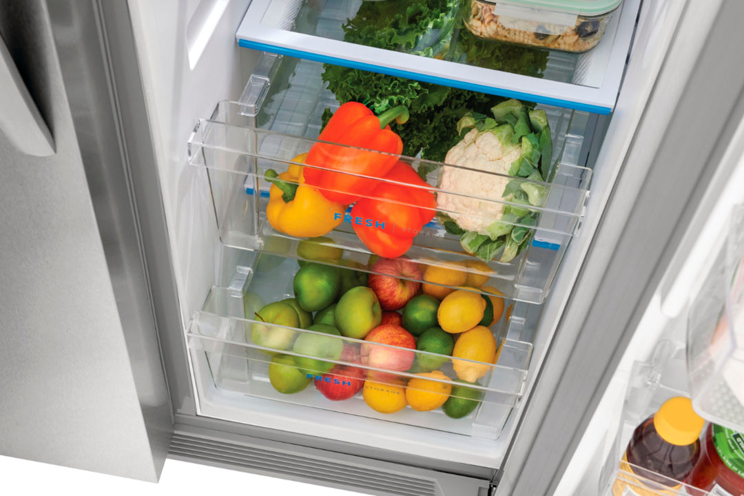 Frigidaire - 22.3 Cu. Ft. Side-by-Side Refrigerator - Stainless steel_9