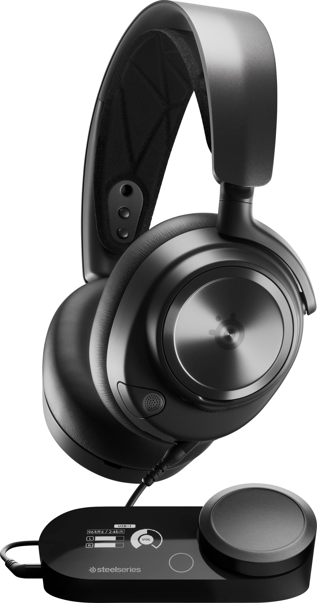 SteelSeries - Arctis Nova Pro Wired Gaming Headset for PC, PS5, and PS4 - Black_0