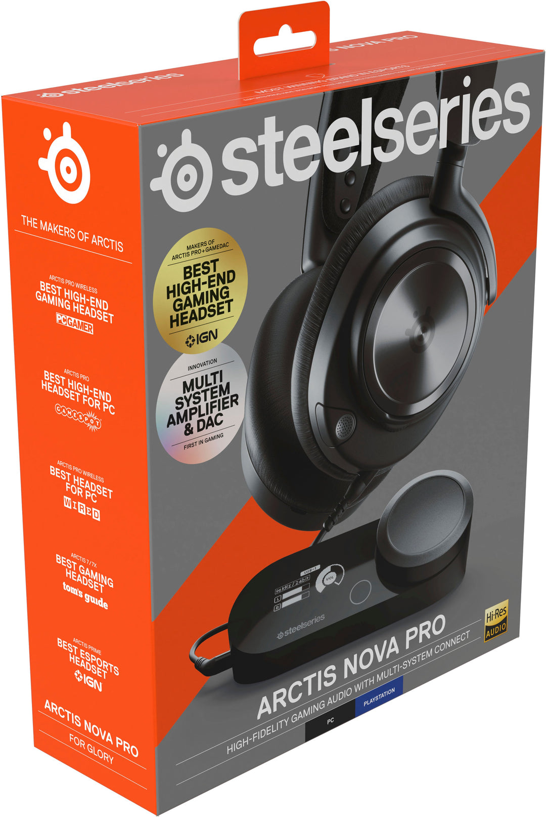 SteelSeries - Arctis Nova Pro Wired Gaming Headset for PC, PS5, and PS4 - Black_9