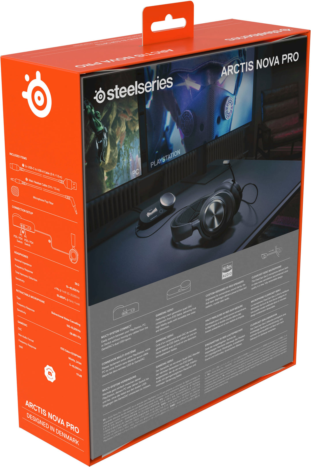 SteelSeries - Arctis Nova Pro Wired Gaming Headset for PC, PS5, and PS4 - Black_6