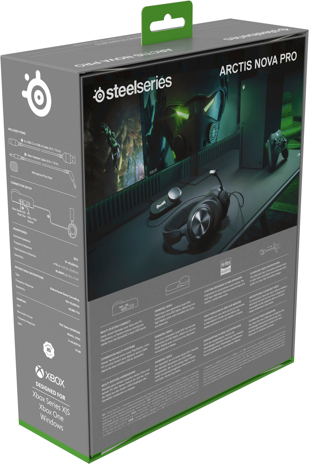 SteelSeries - Arctis Nova Pro Wired Gaming Headset for Xbox X|S, and Xbox One - Black_5