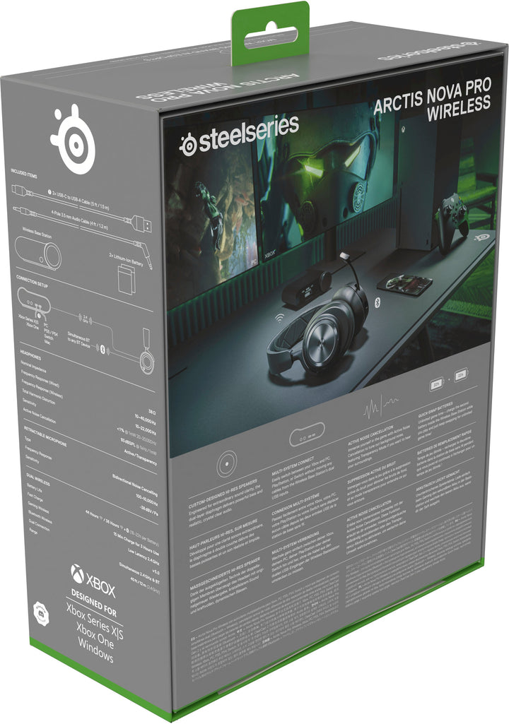 SteelSeries - Arctis Nova Pro Wireless Gaming Headset for Xbox X|S, and Xbox One - Black_6