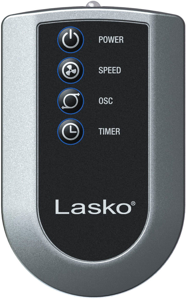 Lasko 3-Speed Oscillating Tower Fan with Timer and Remote Control - Black_3
