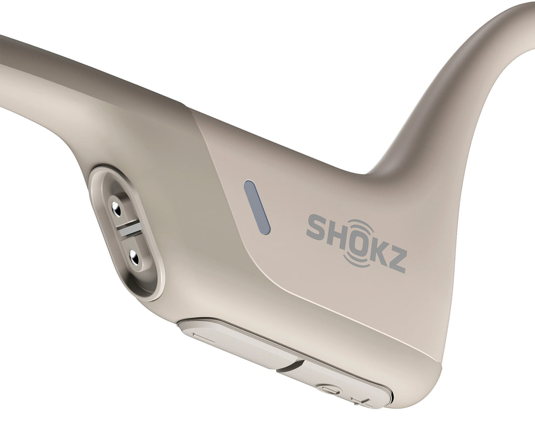 Shokz - OpenRun Pro Premium Bone Conduction Open-Ear Sport Headphones - Beige_1