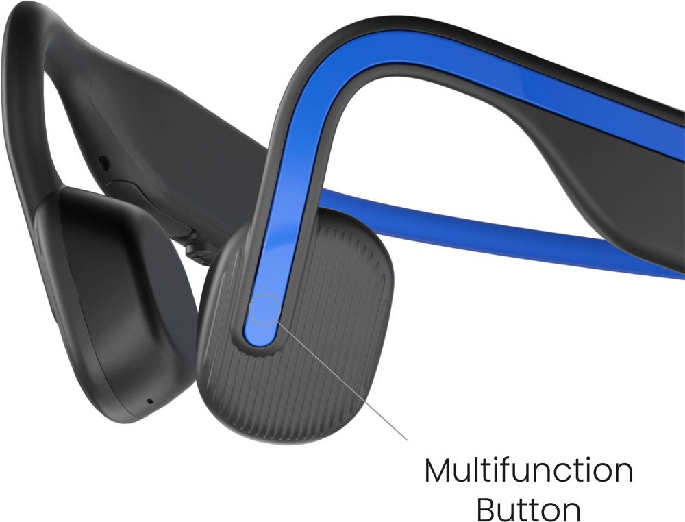 Shokz - OpenMove Bone Conduction Open Ear Lifestyle/Sport Headphones - Blue_2