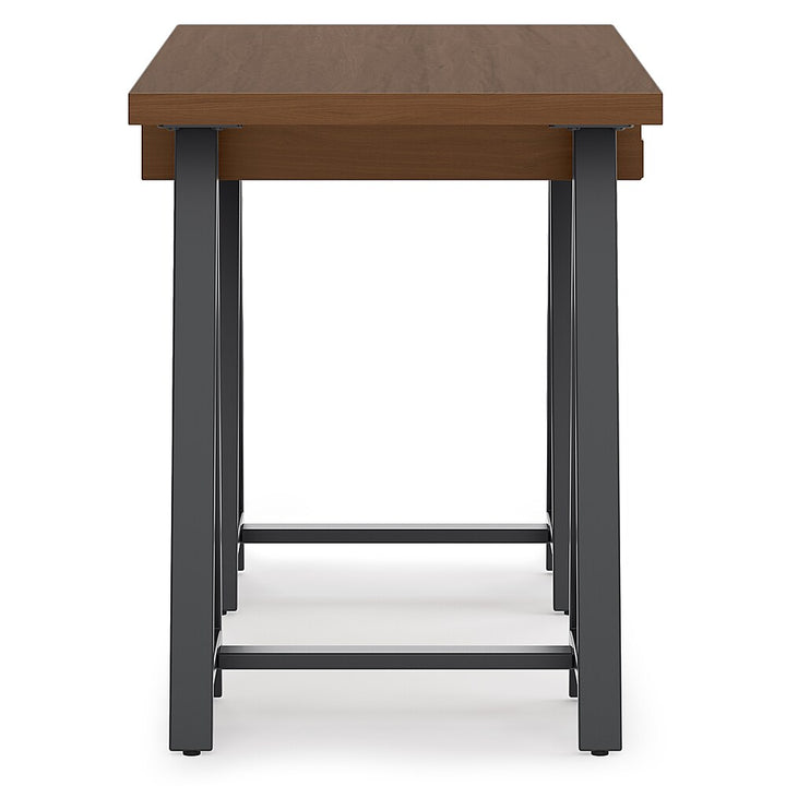 Simpli Home - Sawhorse Solid Veneer and Metal Desk - Walnut_8