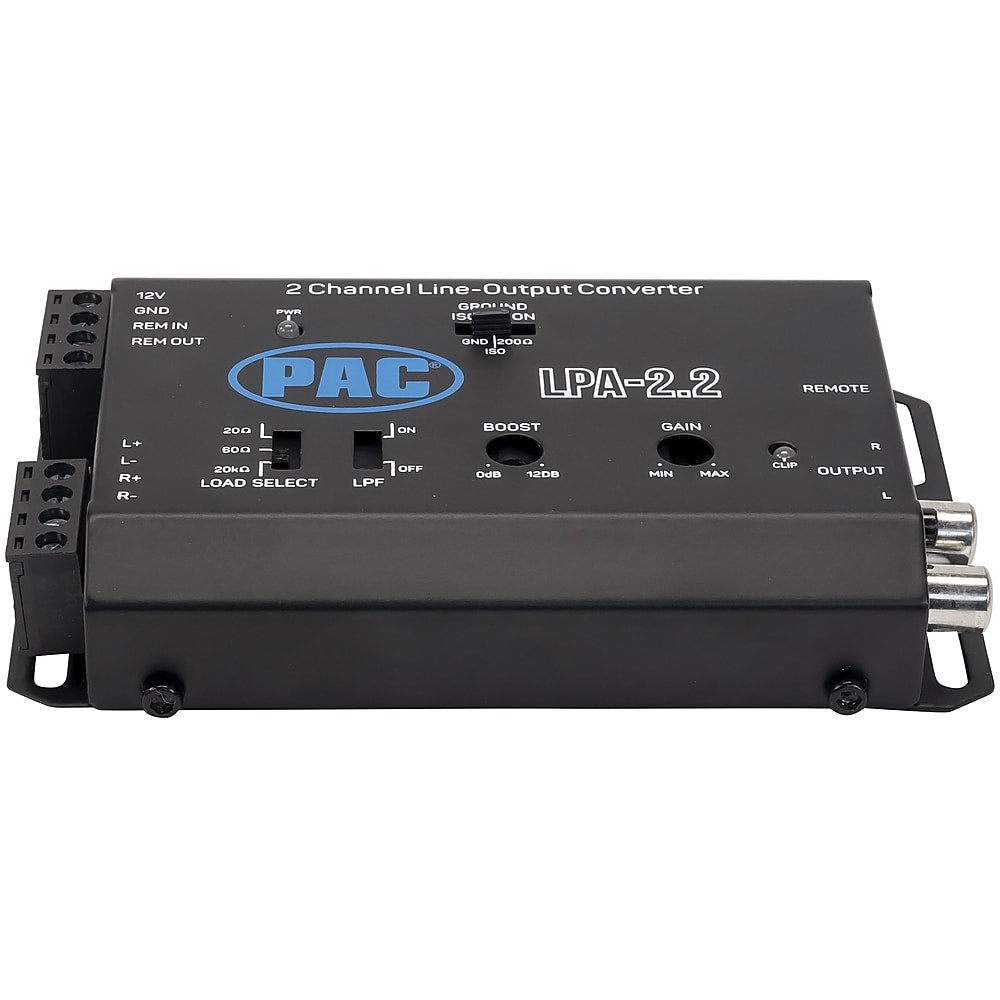 PAC - LocPRO Advanced 2-Channel Active Line Output Converter with Auto Turn-On - Black_0