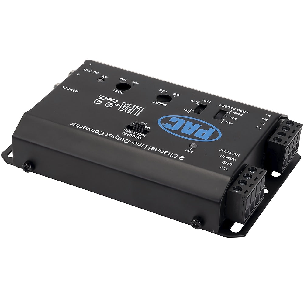 PAC - LocPRO Advanced 2-Channel Active Line Output Converter with Auto Turn-On - Black_10