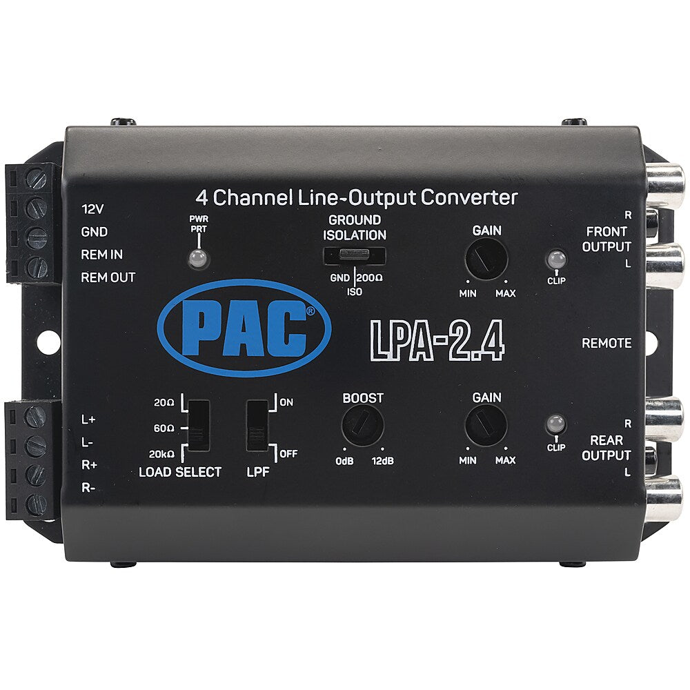 PAC - LocPRO Advanced 4-Channel Active Line Output Converter with Auto Turn-On - Black_8