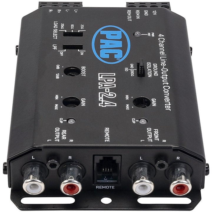 PAC - LocPRO Advanced 4-Channel Active Line Output Converter with Auto Turn-On - Black_7