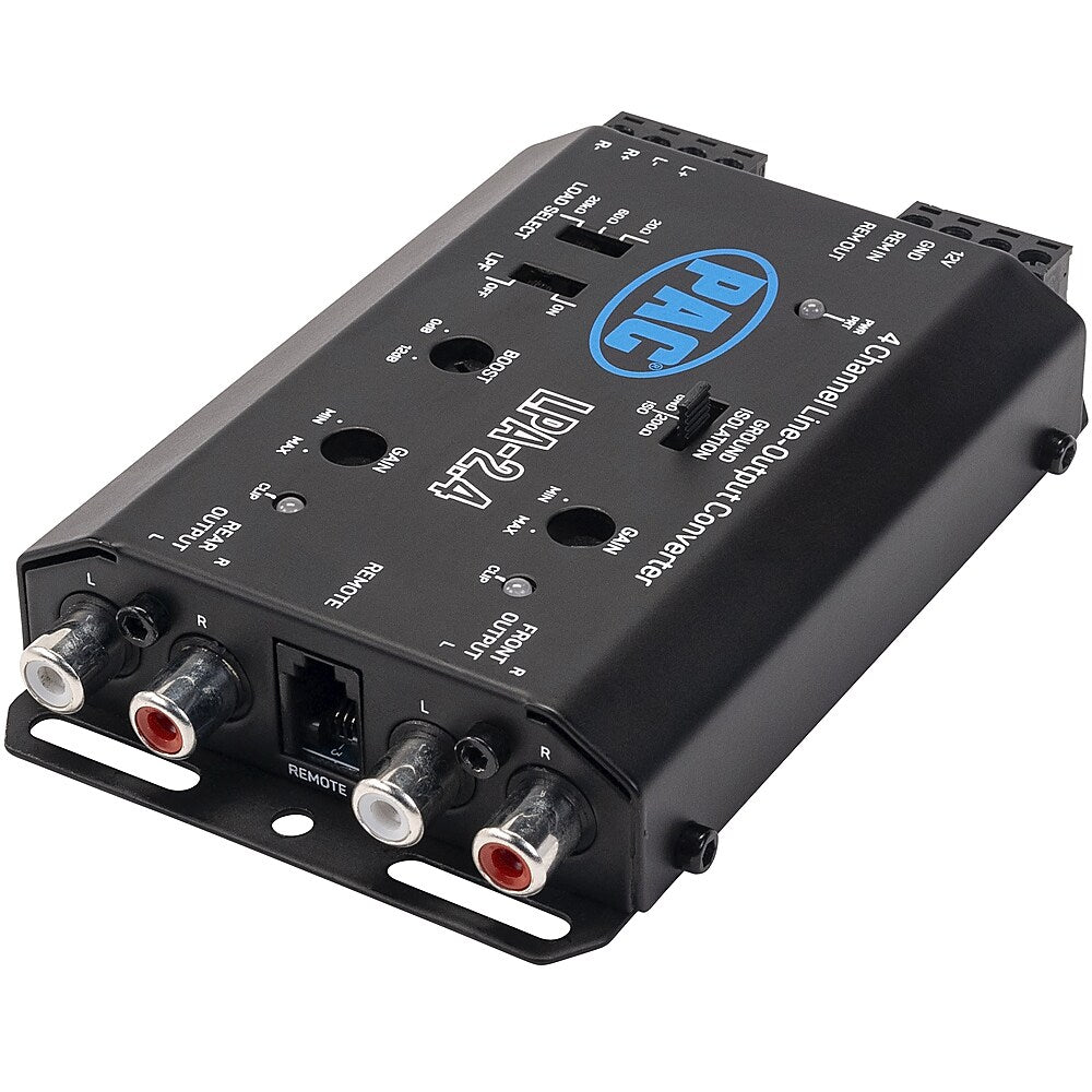 PAC - LocPRO Advanced 4-Channel Active Line Output Converter with Auto Turn-On - Black_4