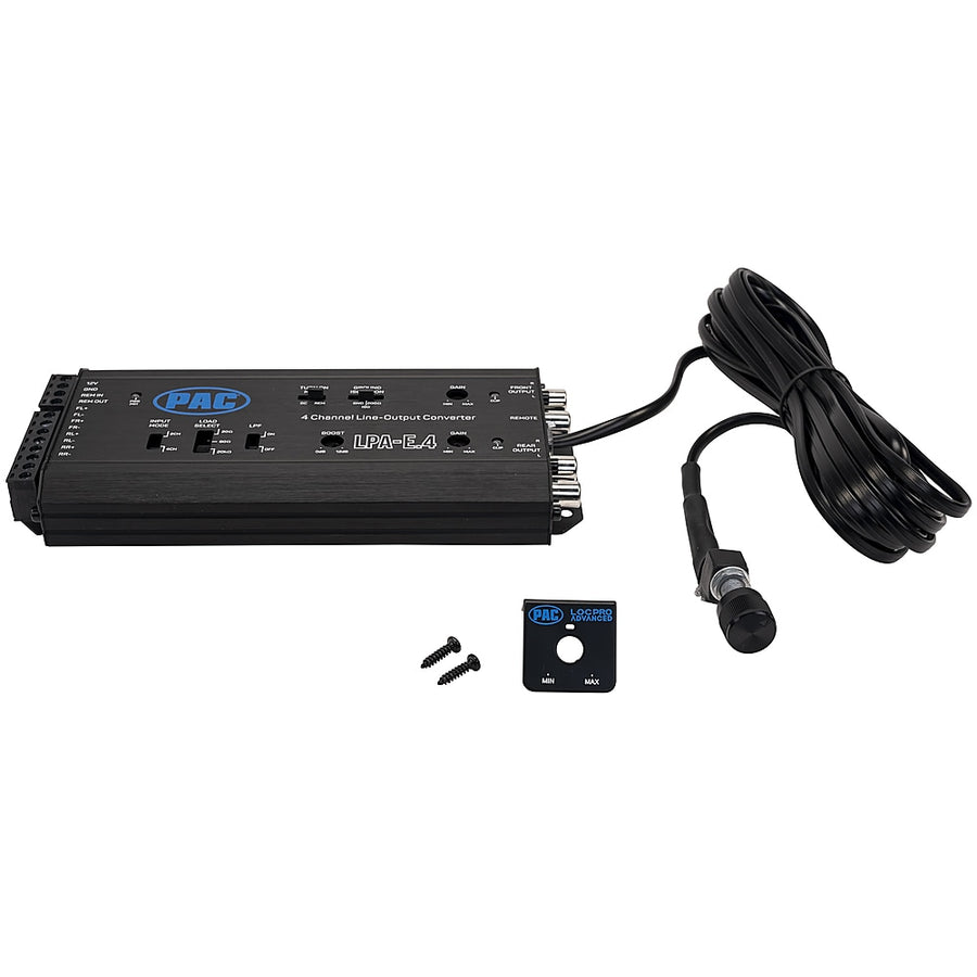 PAC - LocPRO Advanced 2-Channel or 4-Channel Active Line Output Converter with Auto Turn-On - Black_0