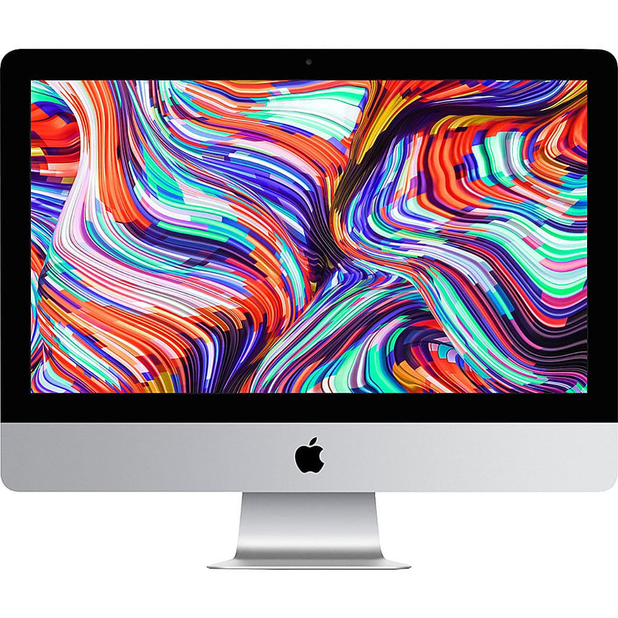 Apple - 21.5" Pre-Owned iMac 4K - Intel Core i3 3.6GHz - 8GB Memory - 256GB SSD - (2020)_0