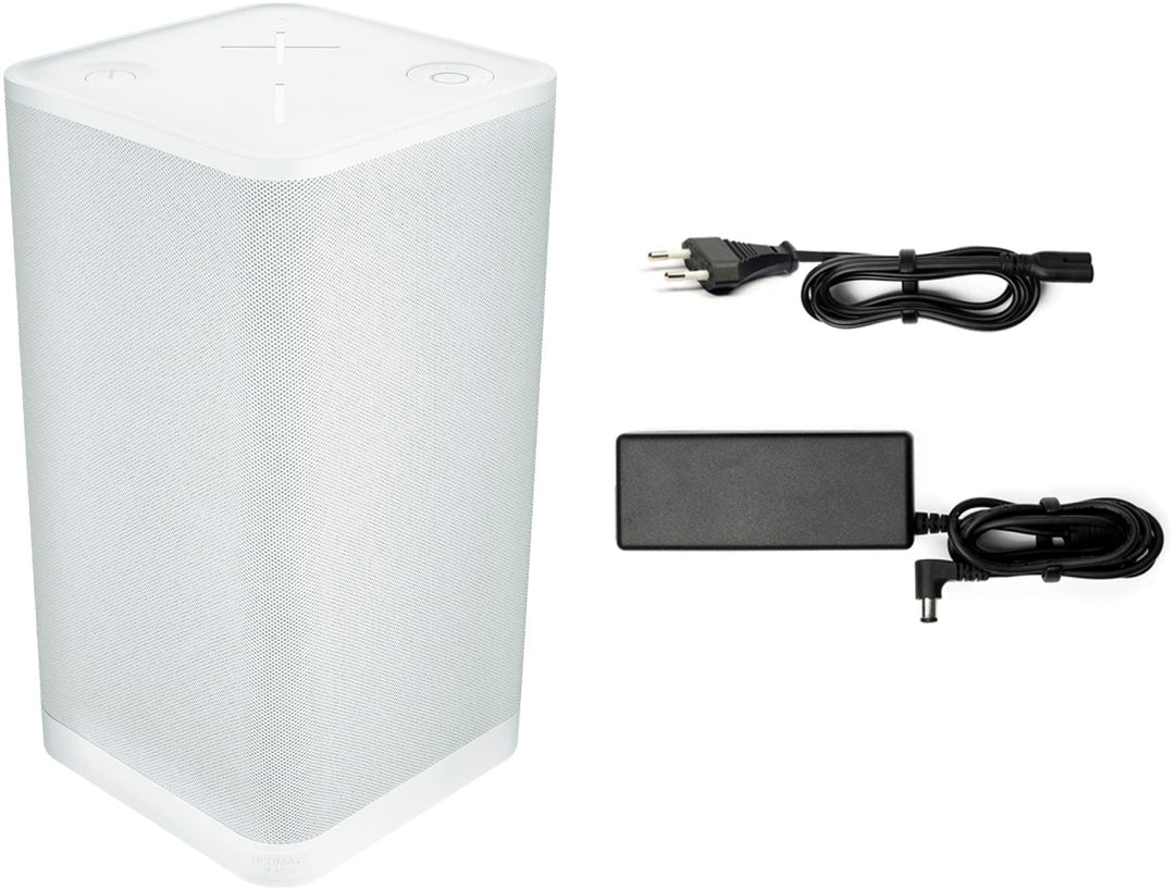 Ultimate Ears - HYPERBOOM Portable Bluetooth Waterproof Speaker with Big Bass - White_1