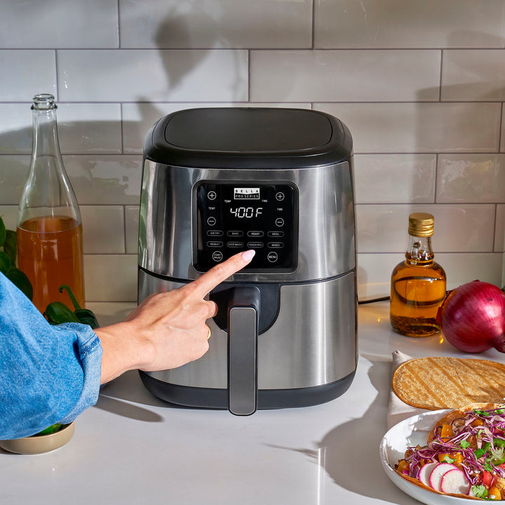 Bella Pro Series - 4.2-qt. Digital Air Fryer with Stainless Steel Finish - Stainless Steel_5
