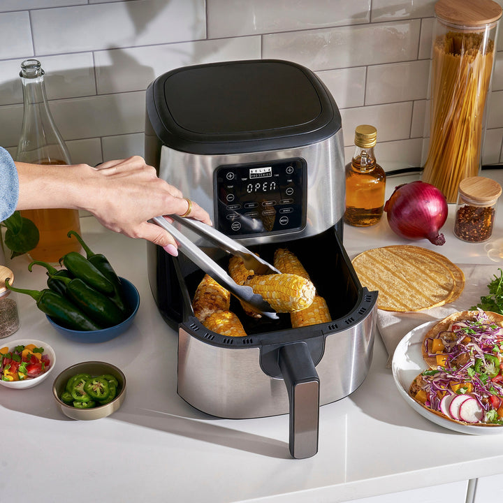 Bella Pro Series - 4.2-qt. Digital Air Fryer with Stainless Steel Finish - Stainless Steel_4