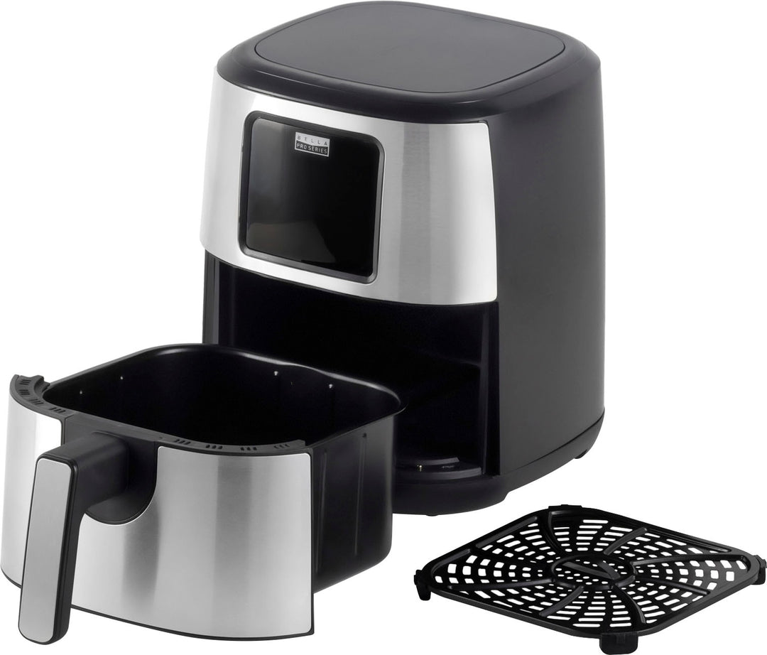 Bella Pro Series - 4.2-qt. Digital Air Fryer with Stainless Steel Finish - Stainless Steel_2