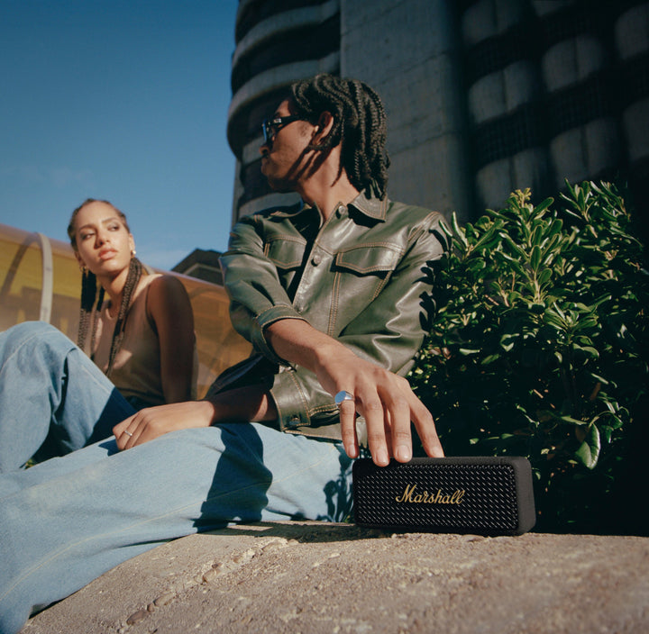 Marshall - Emberton II BT Portable Speaker - Black & Brass_14