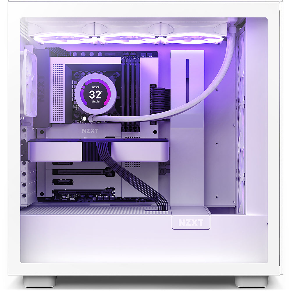 NZXT - H7 Flow ATX Mid-Tower Case - White_5