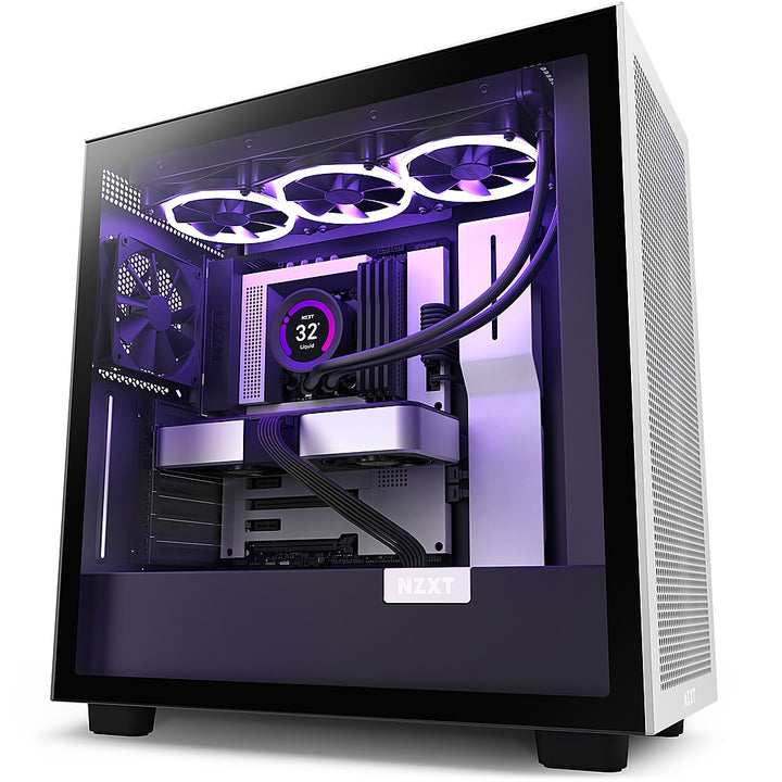 NZXT - H7 Flow ATX Mid-Tower Case - White_5