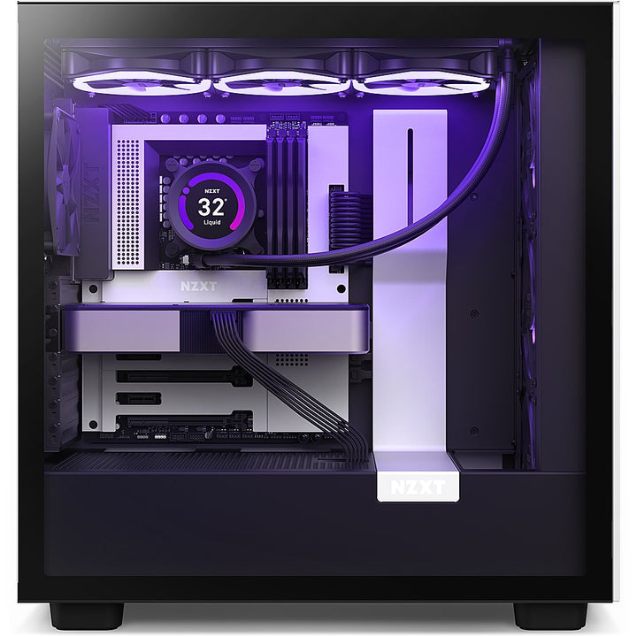 NZXT - H7 Flow ATX Mid-Tower Case - White_4