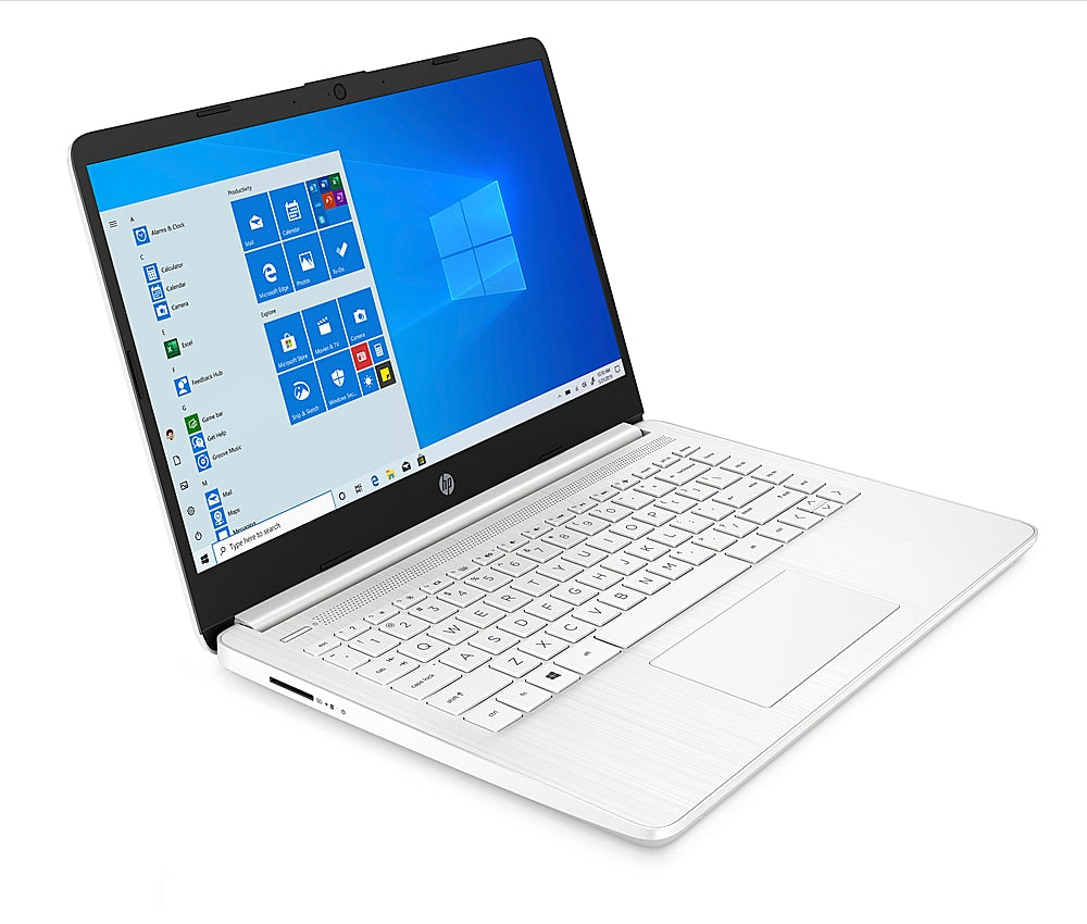 HP - 14" Laptop - Intel Celeron N4020 - 4GB Memory - 64GB eMMC - Snowflake white_2