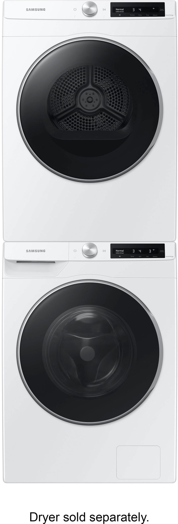 Samsung - 2.5 cu. ft. Compact Front Load Washer with AI Smart Dial and Super Speed Wash - White_3