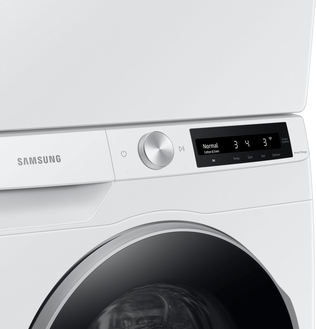 Samsung - 2.5 cu. ft. Compact Front Load Washer with AI Smart Dial and Super Speed Wash - White_2
