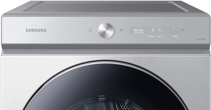 Samsung - Bespoke 7.6 cu. ft. Ultra Capacity Electric Dryer with AI Optimal Dry and Super Speed Dry - Silver steel_4