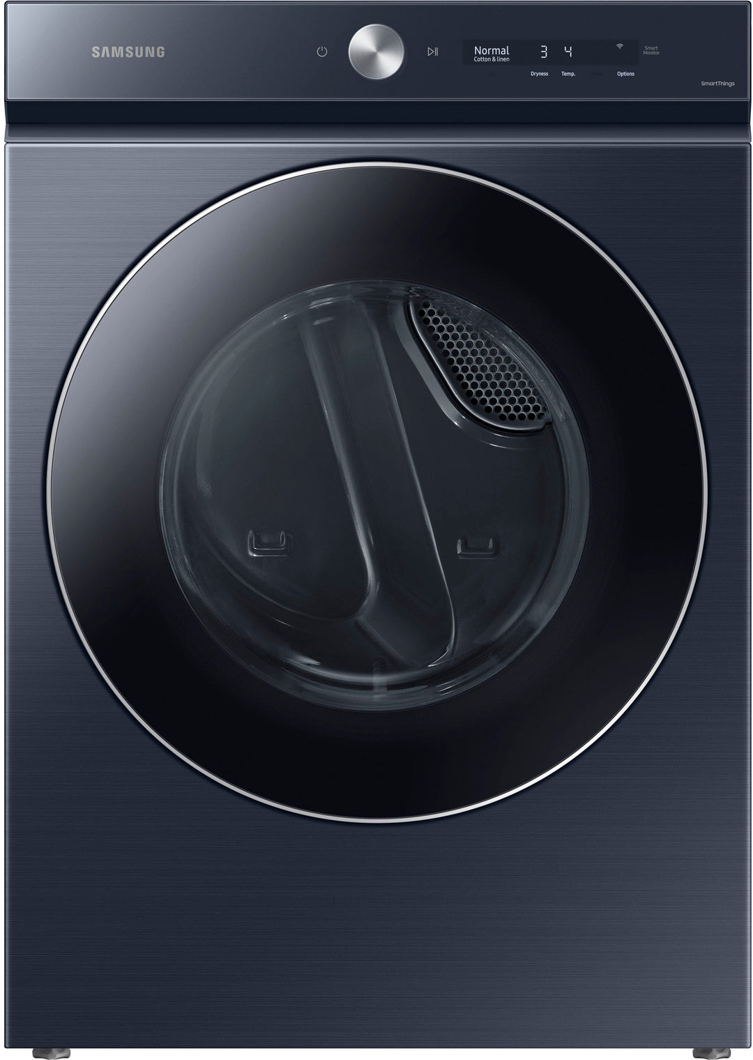 Samsung - Bespoke 7.6 cu. ft. Ultra Capacity Gas Dryer with AI Optimal Dry and Super Speed Dry - Brushed navy_0