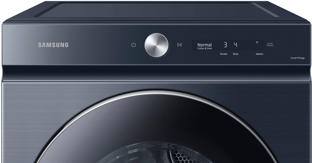 Samsung - Bespoke 7.6 cu. ft. Ultra Capacity Gas Dryer with AI Optimal Dry and Super Speed Dry - Brushed navy_3
