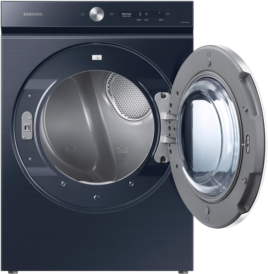Samsung - Bespoke 7.6 cu. ft. Ultra Capacity Gas Dryer with AI Optimal Dry and Super Speed Dry - Brushed navy_12