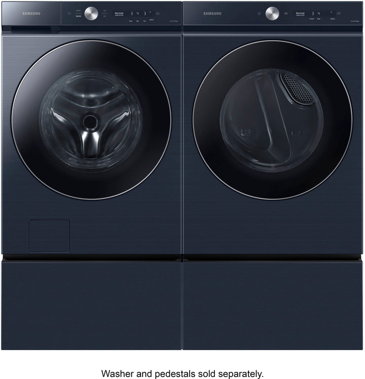 Samsung - Bespoke 7.6 cu. ft. Ultra Capacity Gas Dryer with AI Optimal Dry and Super Speed Dry - Brushed navy_11