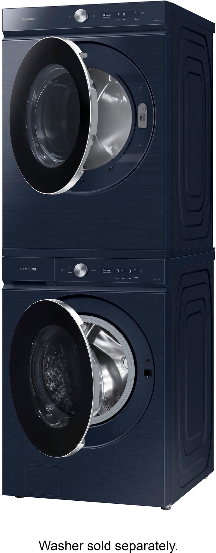 Samsung - Bespoke 7.6 cu. ft. Ultra Capacity Gas Dryer with AI Optimal Dry and Super Speed Dry - Brushed navy_8