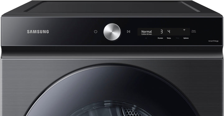 Samsung - Bespoke 7.6 cu. ft. Ultra Capacity Electric Dryer with Super Speed Dry and AI Smart Dial - Brushed black_4