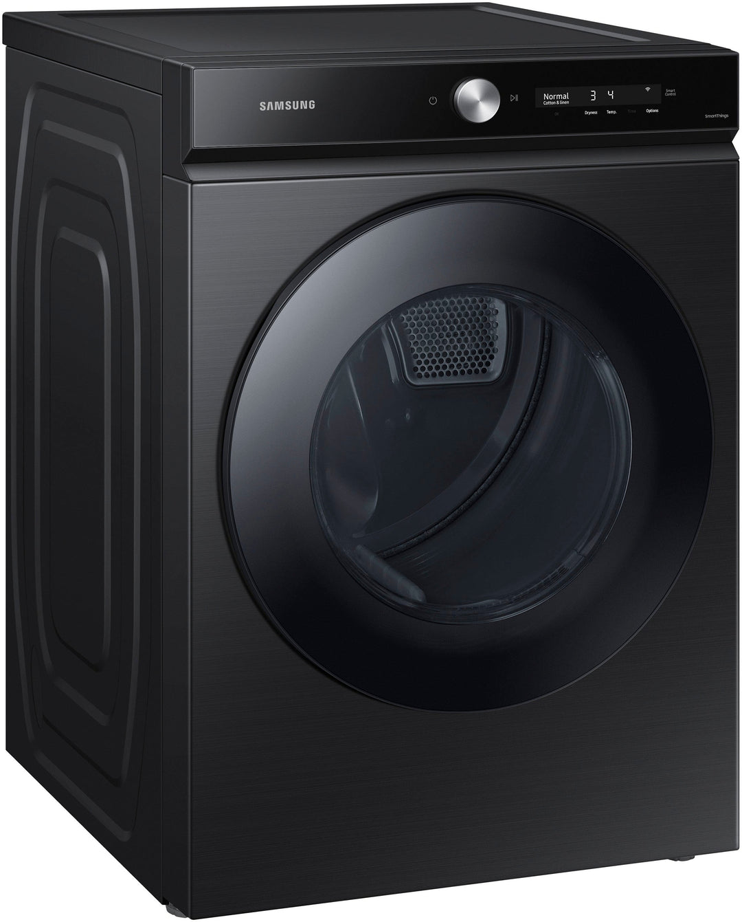 Samsung - Bespoke 7.6 cu. ft. Ultra Capacity Electric Dryer with Super Speed Dry and AI Smart Dial - Brushed black_3
