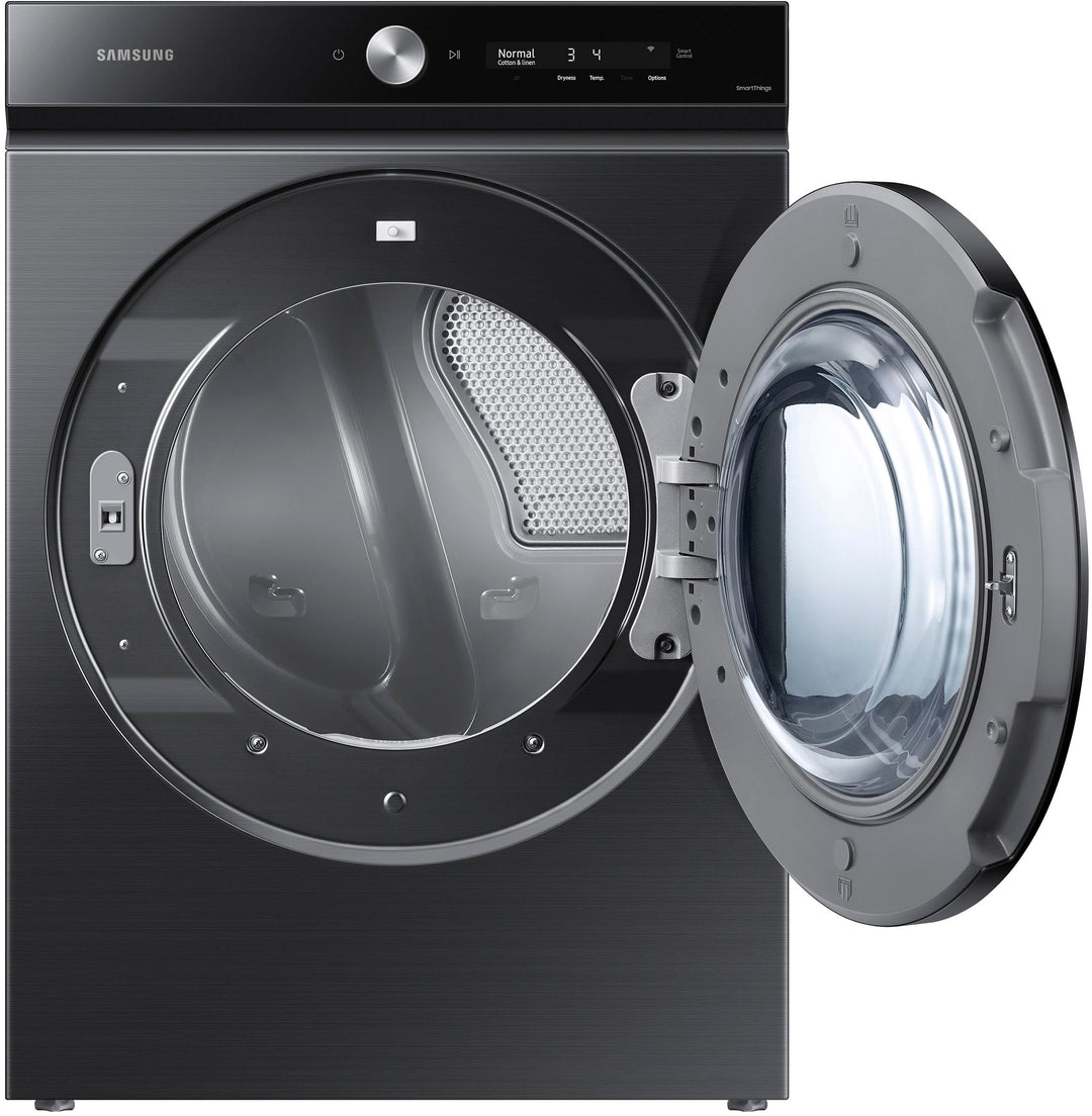 Samsung - Bespoke 7.6 cu. ft. Ultra Capacity Electric Dryer with Super Speed Dry and AI Smart Dial - Brushed black_2