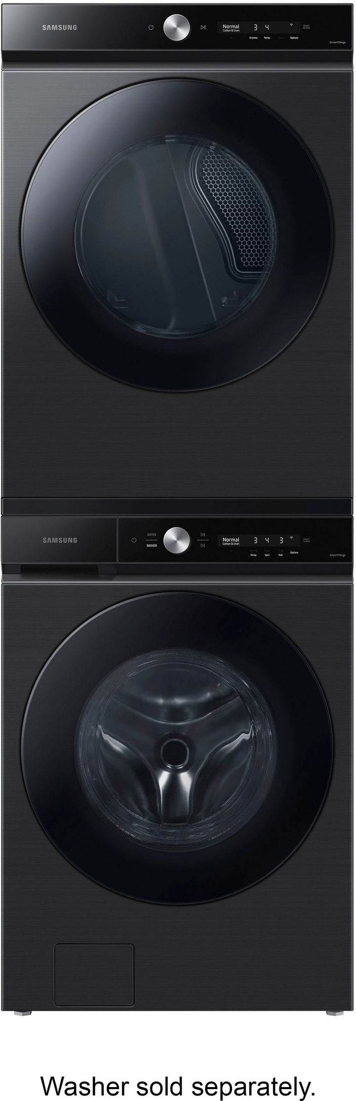 Samsung - Bespoke 7.6 cu. ft. Ultra Capacity Electric Dryer with Super Speed Dry and AI Smart Dial - Brushed black_11