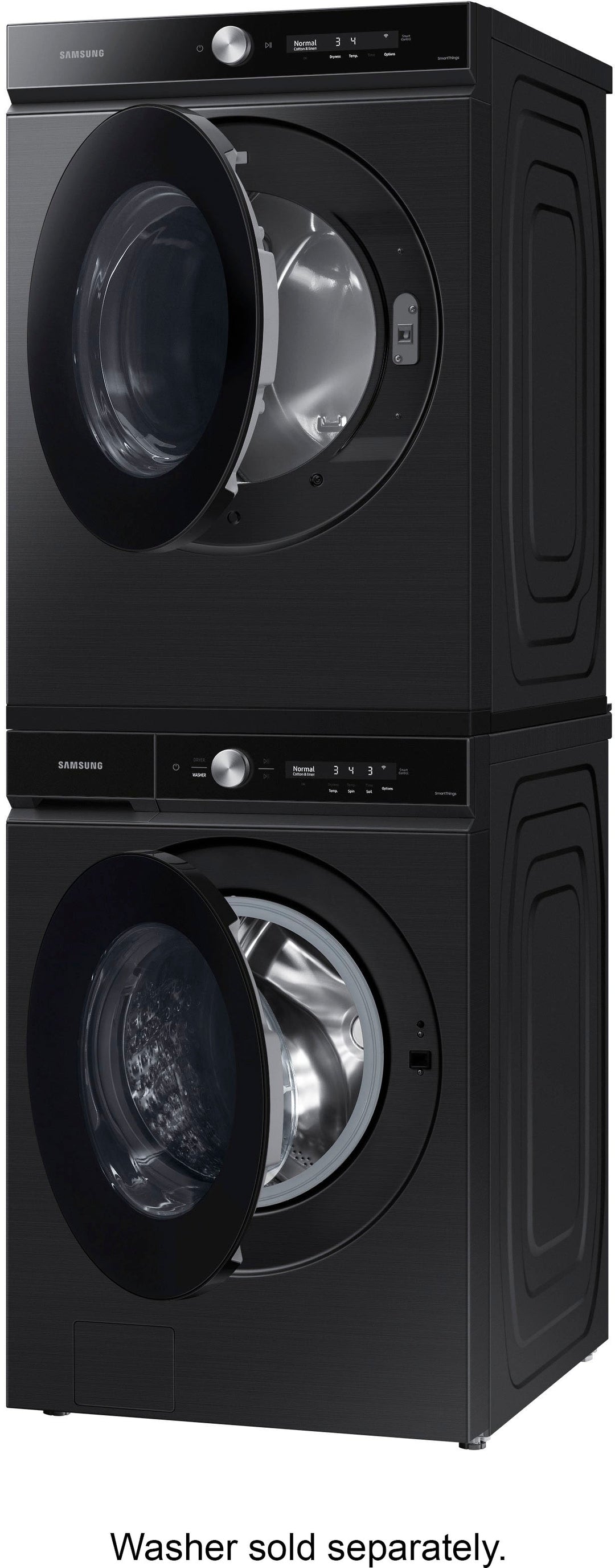Samsung - Bespoke 7.6 cu. ft. Ultra Capacity Electric Dryer with Super Speed Dry and AI Smart Dial - Brushed black_8