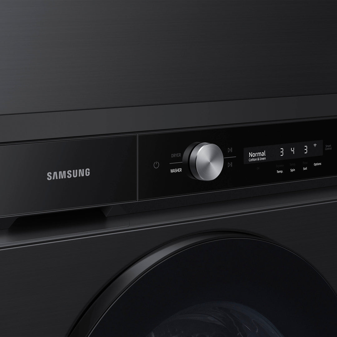 Samsung - Bespoke 7.6 cu. ft. Ultra Capacity Electric Dryer with Super Speed Dry and AI Smart Dial - Brushed black_9