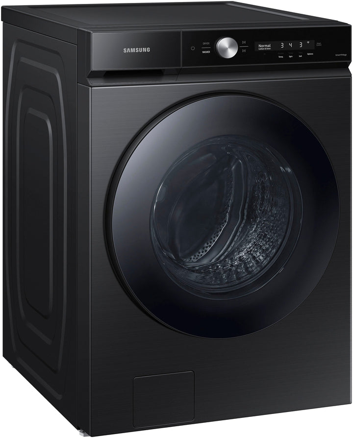 Samsung - Bespoke 5.3 cu. ft. Ultra Capacity Front Load Washer with Super Speed Wash and AI Smart Dial - Brushed black_4