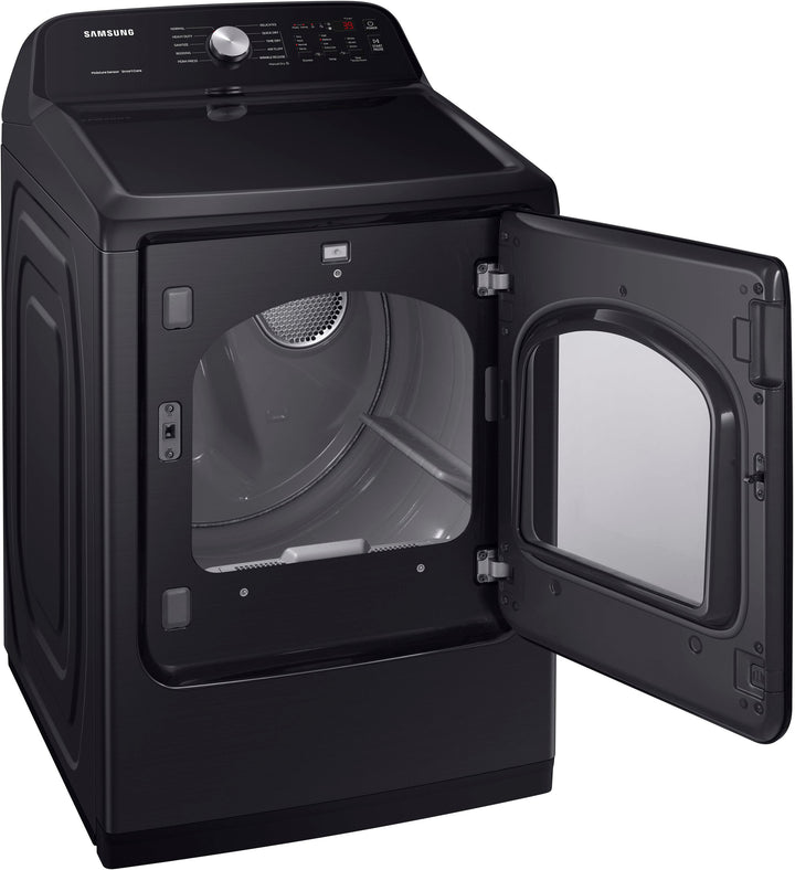Samsung - 7.4 cu. ft. Gas Dryer with Sensor Dry - Brushed black_6