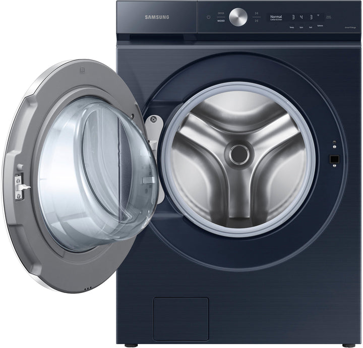Samsung - Bespoke 5.3 cu. ft. Ultra Capacity Front Load Washer with AI OptiWash and Auto Dispense - Brushed navy_12