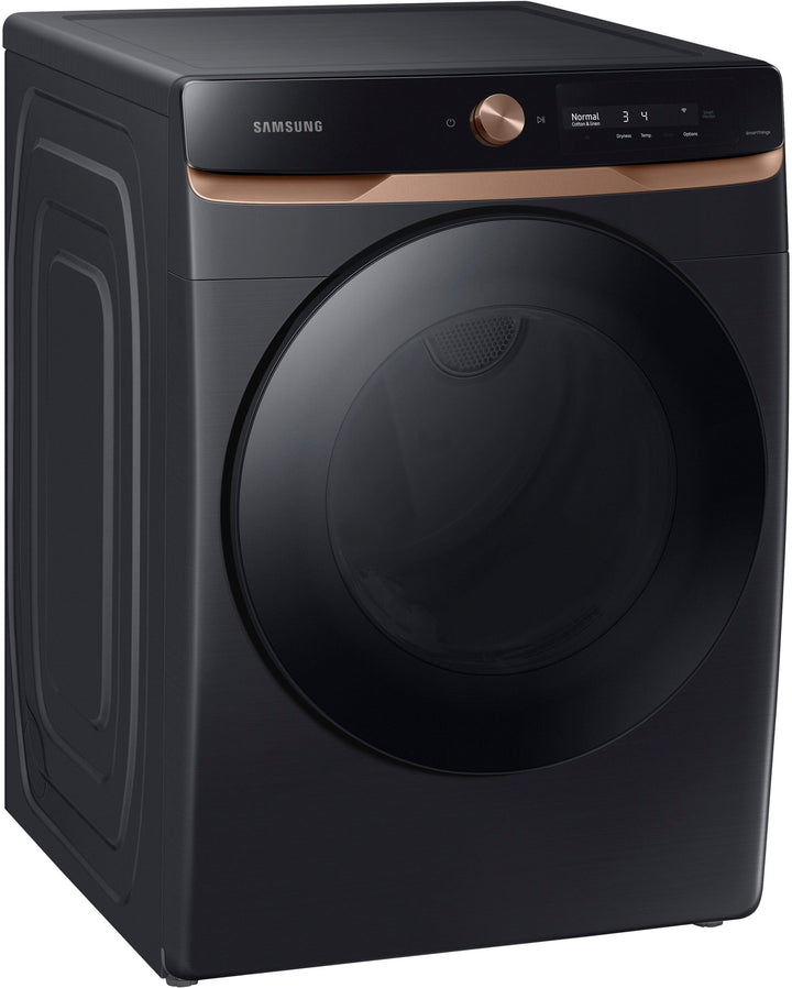 Samsung - 7.5 cu. ft. AI Smart Dial Gas Dryer with Super Speed Dry and MultiControl™ - Brushed black_2