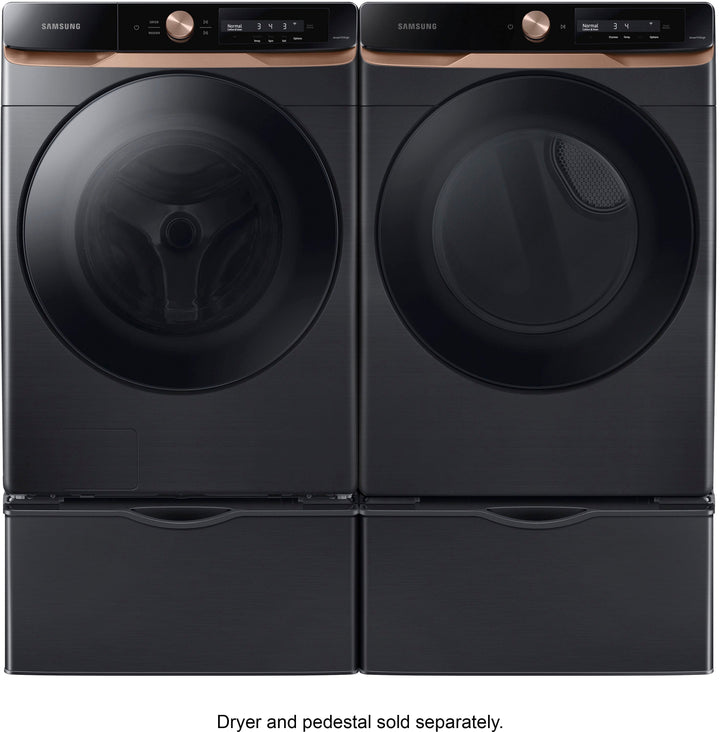 Samsung - 7.5 cu. ft. AI Smart Dial Gas Dryer with Super Speed Dry and MultiControl™ - Brushed black_9