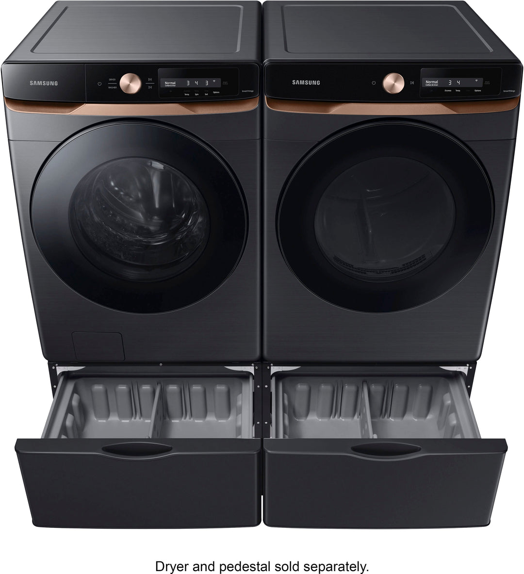 Samsung - 7.5 cu. ft. AI Smart Dial Gas Dryer with Super Speed Dry and MultiControl™ - Brushed black_6