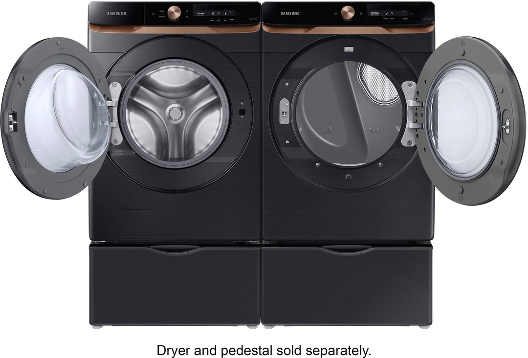 Samsung - 7.5 cu. ft. AI Smart Dial Gas Dryer with Super Speed Dry and MultiControl™ - Brushed black_4